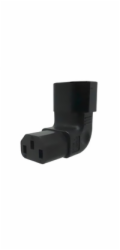 Adaptér vertikálně úhlový IEC C13 na IEC C14 napětí 230V, 10A