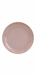 DOMOLETTI Talíř Pink arabic, O 26,6 cm, růžový