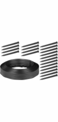 Lem Strend Pro Garden, trávníkový, elastický, černý, L-10 m, 6 cm