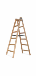 Žebřík Strend Pro, PROFI, dřevěný žebřík, 6 příček, 1,82 m, max. 150 kg