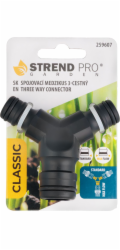 Spojovací mezikus Strend Pro Garden, 3cestný, MAX FLOW, redukce na 2x STANDARD