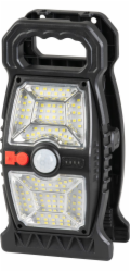 Lampa Strend Pro, 92x LED, 600lm, solární nabíjení, pohybový senzor, USB-C výstup