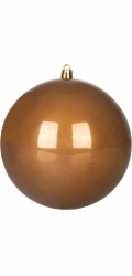 Koule MagicHome Vánoce, 2 ks, bronzové, na vánoční stromeček, 12 cm