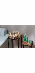 Věnec MagicHome Vánoce, adventní, zlatý, 30 cm