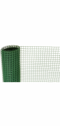 Pletivo zahradní celoplastové 1000/20x20 mm zelené role 10 m