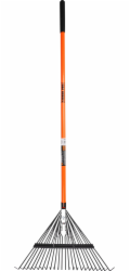 Hrable na lístie Strend Pro, 24 zubé, 58 cm, vejárové, sklolaminátová násada 120 cm
