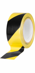 Páska Strend Pro, 50 mm, L-33 m, PVC, lepicí, výstražná, žlutá/černá