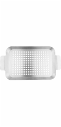 Plech Strend Pro Grill, na grilovanie, nerez, 34x18,5x2 cm