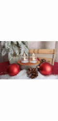 Sviečka MagicHome Vianoce, LED teplá biela, blikanie, 3,6x5 cm, Selbox 12 ks