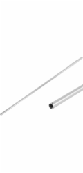 Tyč Strend Pro Pool, teleskopická násada pre sieťku do bazénu, 150-450 cm, 0,8 mm, strieborná
