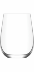 Pohár Gaia, LAV, sklenený, na vodu, 475 ml, 70x111 mm, bal. 6 ks