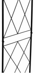 Oblúk Strend Pro, záhradný, na rastliny, 120x44x219 cm
