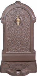 Umývadlo Strend Pro Garden LT-H20505, záhradné, hnedé, 390x330x720 mm