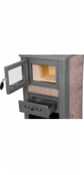 Kachle Nova Ceramic, 7,5 kW, 120 mm, mocca