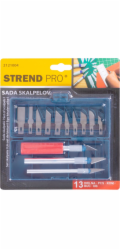Sada skalpelů Strend Pro HK104, souprava řezacích nožů, 13dílná