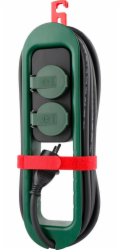 Kábel Strend Pro FS0701, L-4.90 m, predlžovací, 2x zásuvka, na zavesenie, IP44