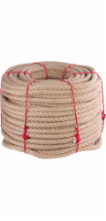 Lano Strend Pro Premium, jutové, prírodné, 26 mm, stáčané, L-150 m
