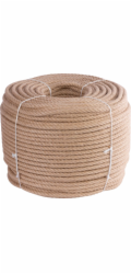 Lano Strend Pro Premium, jutové, prírodné, 12 mm, stáčané, L-220 m