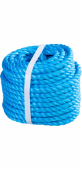 Lano Strend Pro Premium, PP, 10 mm, stáčané, modré, L-20 m