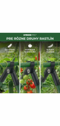 Spojka Strend Pro, plast, konektor A na záhradné oporné tyče, 8 mm, bal. 4 ks