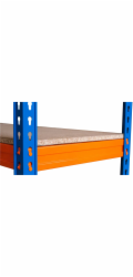 Regál Racks RAT60 HD, kovový, 4 police, 1800x1800x600 mm, max. 600 kg/polica