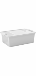 Box s vekom KIS Bi-Box M, 26 lit., biely, 35x55x19 cm