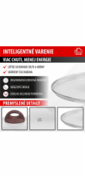 MagicHome Černá mramorová linka, 28 cm