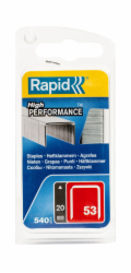 Spony RAPID 53, 20 mm, sponky do sponkovačky, bal. 540 ks