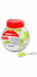 Vodováha Strend Pro, MINI, libela, přívěsek, klíčenka, v dóze, 40x15x15 mm, Sellbox 60 ks