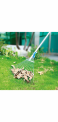 Hrábě na listí AQUACRAFT® 380310, PREMIUM, zahradní, vějířové, nastavitelné, ALU násada