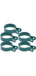 Strend Pro METALTEC svorka, 48 mm, zelená, RAL6005, pro kulatý sloupek, balení. 5ks