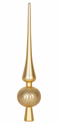 MagicHome Vánoční koule, sada, 21 ks, 6 cm, zlatá, špice, na vánoční stromek
