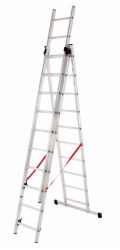 Žebřík Strend Pro DP 3x10, Alu, EN 131 max. 5,72 m