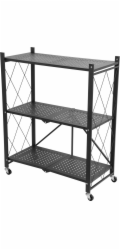 Regály RAW3T, kovové, 3 police, 0870x720x340 mm, max. 50 kg/polici, přenosné, na kolečkách