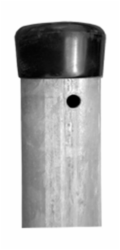 Sloupek Strend Pro METALTEC ZN, 48/1750/1,25 mm, kulatý, čepička