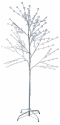 Strom MagicHome Cherry Tree, 180 cm, bílý, LED studená bílá, 230 V, IP44, exteriér