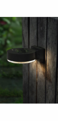 Nástěnné/plotové svítidlo Strend Pro, SMD LED, solární, balení. 2 ks, 14x12x5,5 cm