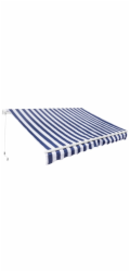Markýza COVENTINA, 2x3 m, modro-bílá, 280 g/m2