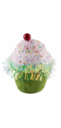 Dekorace MagicHome Christmas Candy Line, muffin, zelená, závěsná, 7x7x11 cm