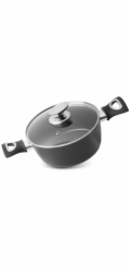 Hrnec MagicHome Black Line, 20 cm, 2,1 litru s poklicí