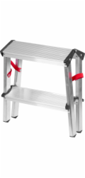 Schůdky Strend Pro DD4, 2x4 běhouny, 125 kg, ALU, oboustranné, bez rukojeti