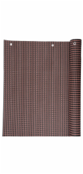 Polyratan 77 0,9x3 m, UV, 800 g/m2, hnědočerný, zastínění balkonu, se síťovinou