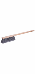 Košťátko CRW BN60, nylon, prodloužená dřevěná rukojeť, 70 cm, mix barev