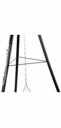 Gril Strend Pro Bavarian, gril na dřevěné uhlí, nastavitelná výška grilu 320-660/1500 mm