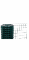 Síť EUROPLAST 3, 1500/50x50/2,20 mm, zelená, RAL 6005, Zn+PVC, plot, balení. 25 m