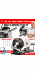 MagicHome SM208 plnička klobás a játrových párků, horizontální, 4 kg, manuální