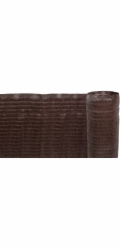 Stínicí tkanina BrownDecor W101, 2x50 m, UV, 230 g/m2, 95% hnědá barva
