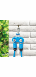 AQUACRAFT® 550259, Prémiová, dvoucestná, dvojitá přípojka na zahradní hadici