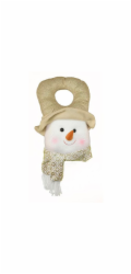 Dekorace MagicHome Vánoce, visačka sněhulák, 30 cm