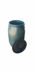 Sud Pannon Rainbarel 120 litrů. 395 mm, se závitem, zelený sud na dešťovou vodu, HDPE